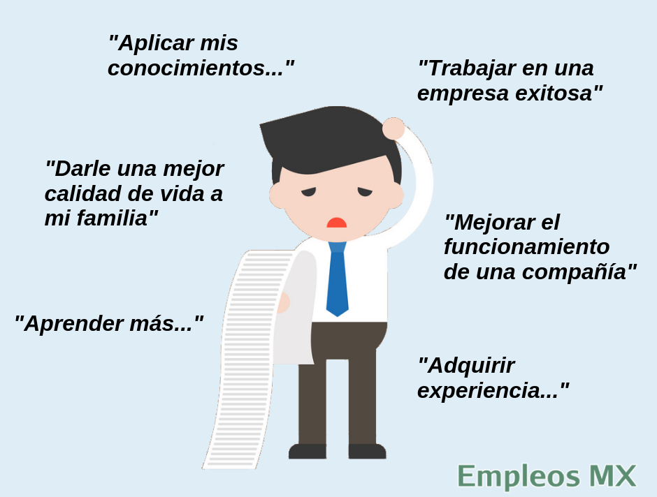 Que responder a cuáles son tus objetivos laborales en un CV